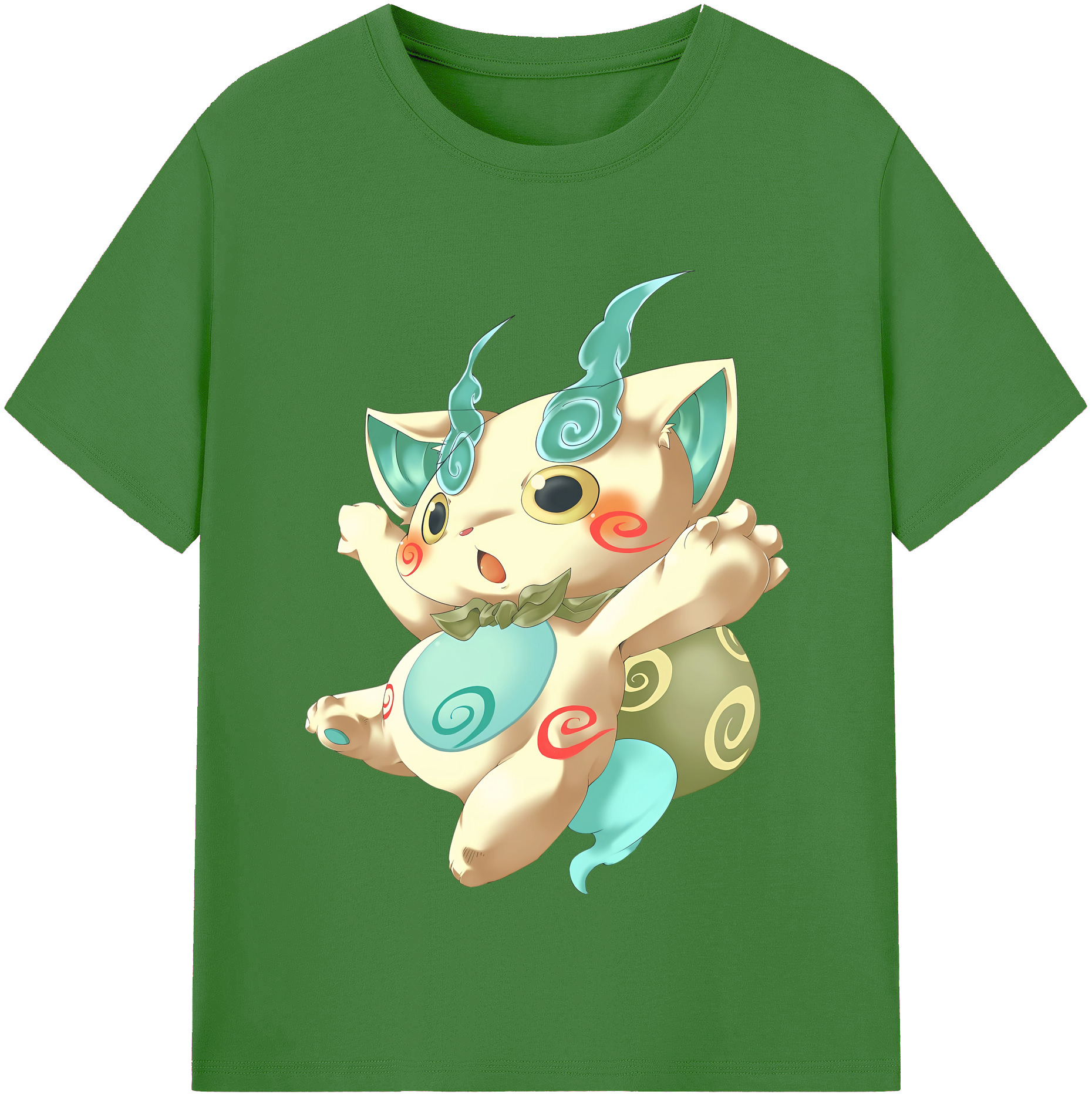 （画像用） 妖怪ウォッチ Yo-kai Watch レディースカジュアルプリントTシャツ（綿100％）